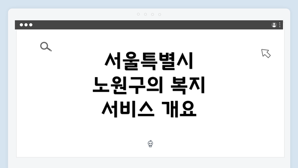 서울특별시 노원구의 복지 서비스 개요