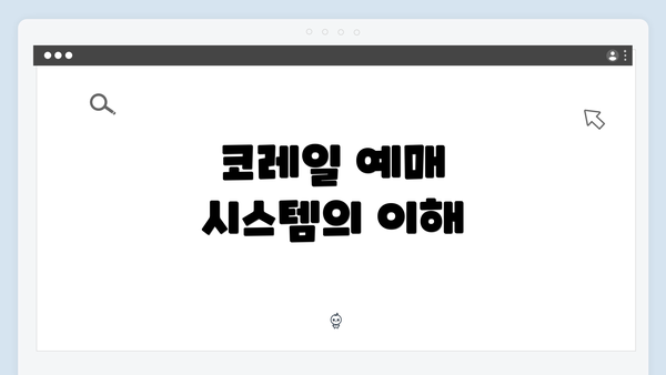 코레일 예매 시스템의 이해