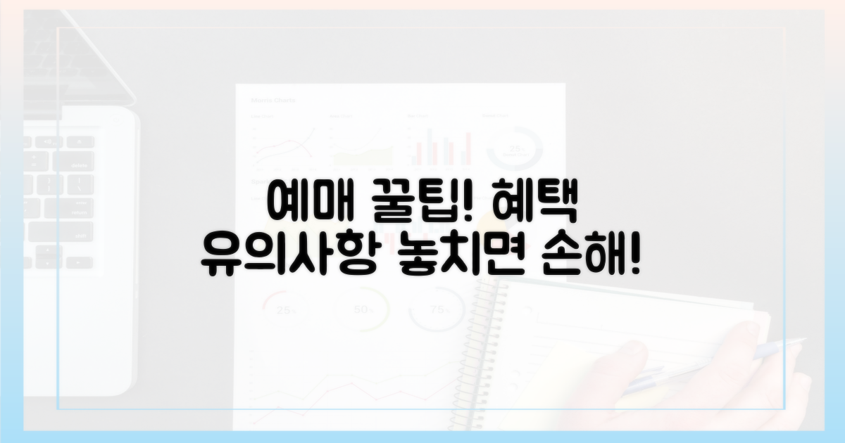 예매 후 혜택 및 유의사항