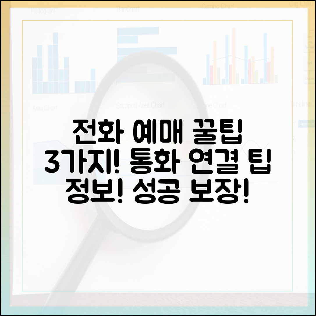 전화 예매 성공 꿀팁 3가지: 통화 연결 팁 & 필수 정보
