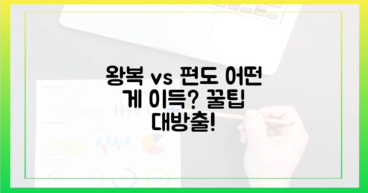 왕복 vs. 편도, 무엇을 선택할까?
