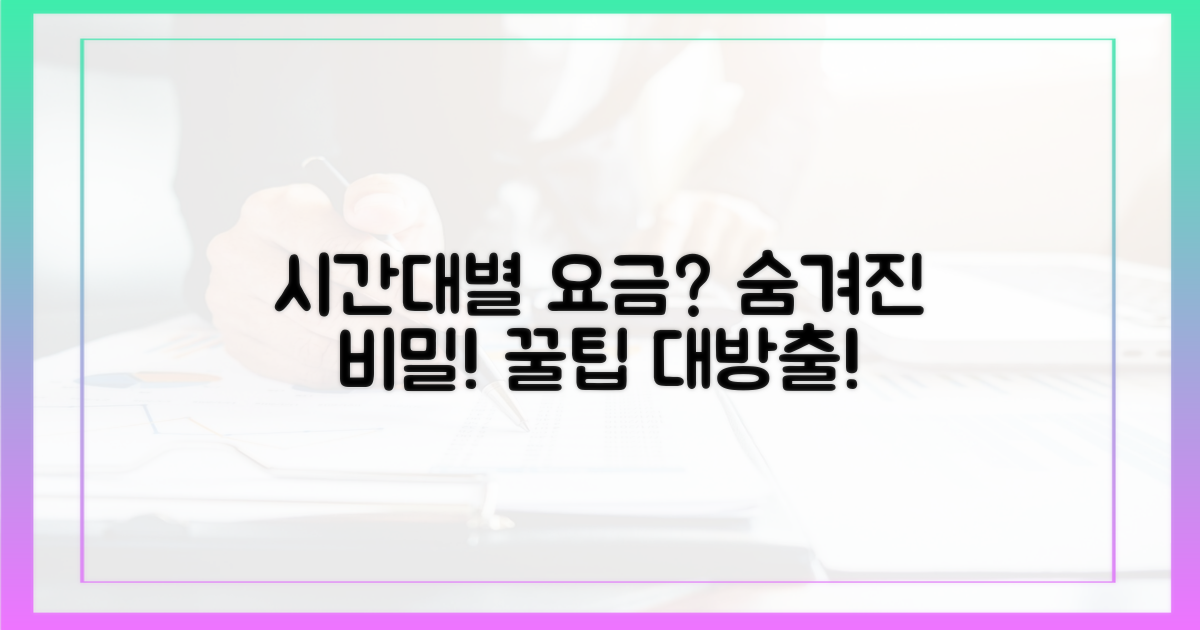 시간대별 요금, 숨겨진 비밀