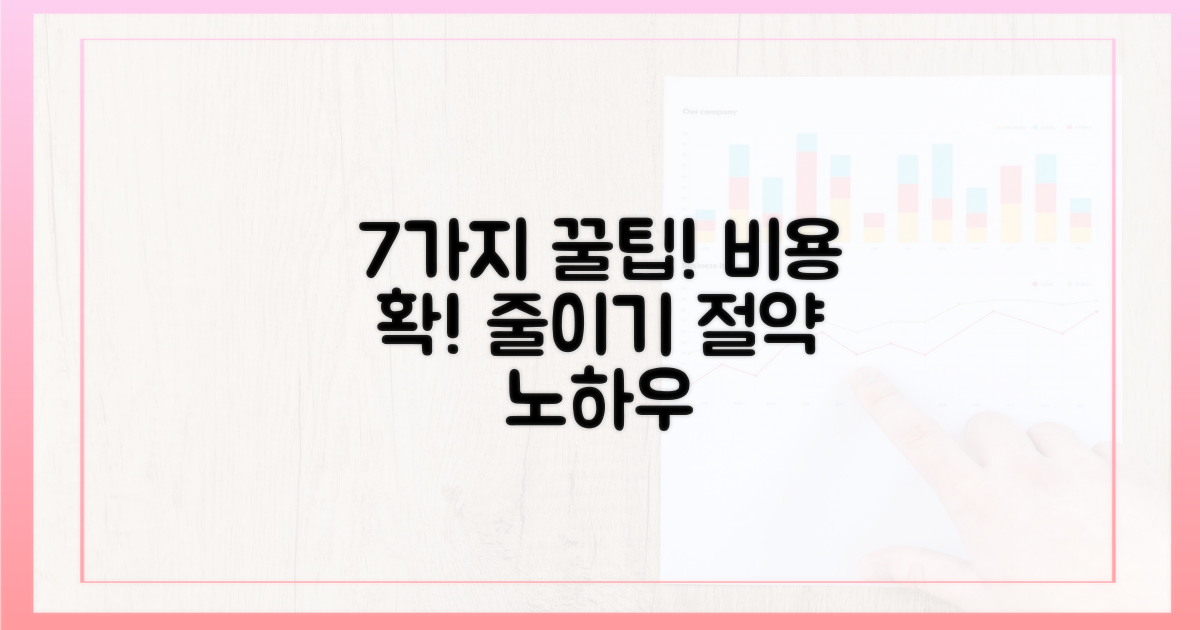 7가지 비용 절감 노하우