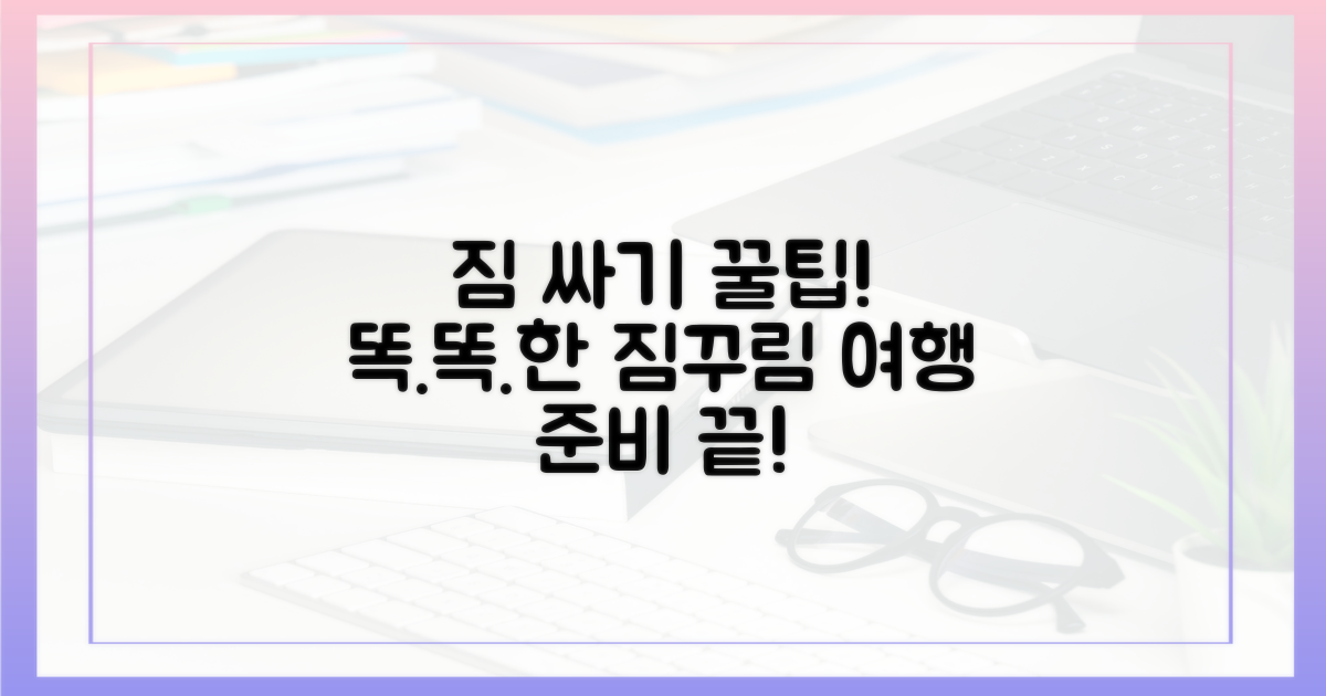 짐 꾸리기, 똑똑하게!