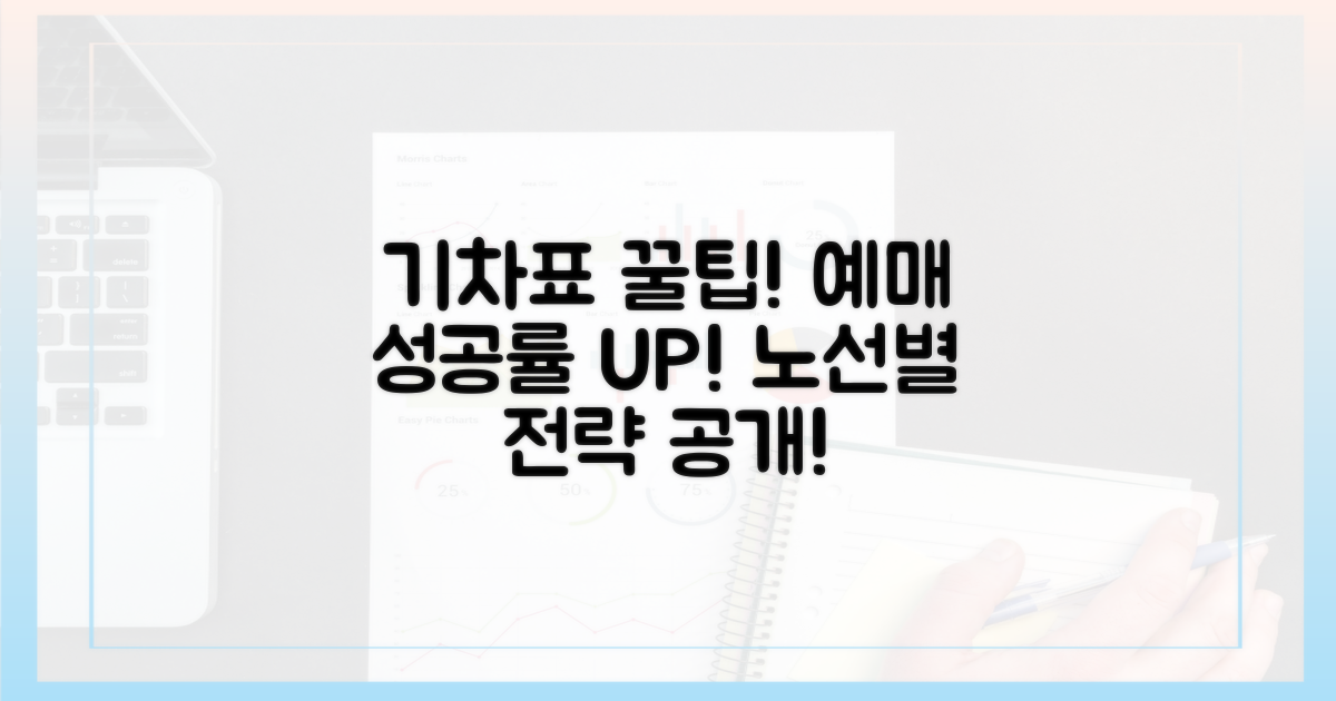 노선별 기차표 예매 꿀팁: 성공 확률 높이기!