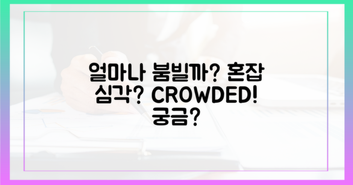 혼잡은 얼마나 심할까?