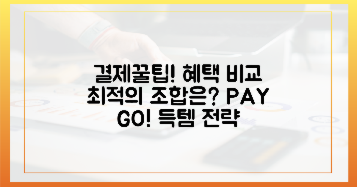 결제 방식별 혜택 비교: 최적의 조합 찾기
