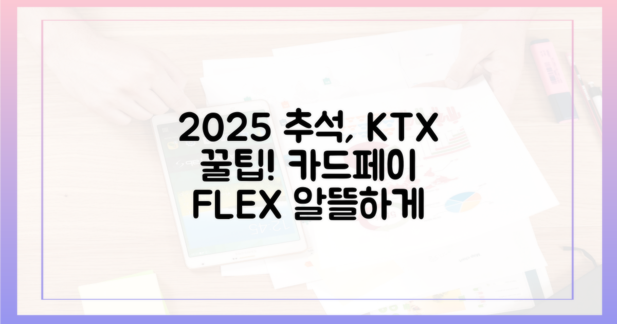 2025 추석, KTX 알뜰하게 타는 법: 카드·페이 꿀팁 대방출!