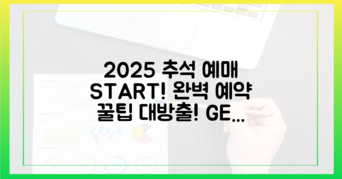 2025 추석, 완벽한 예매 준비