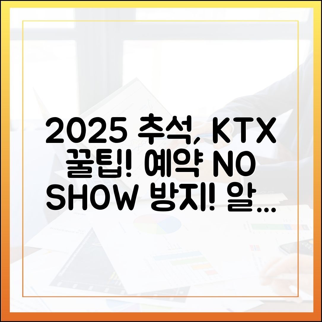 2025 추석 KTX 예약, 노쇼 방지 마스터! 알림 자동화 팁