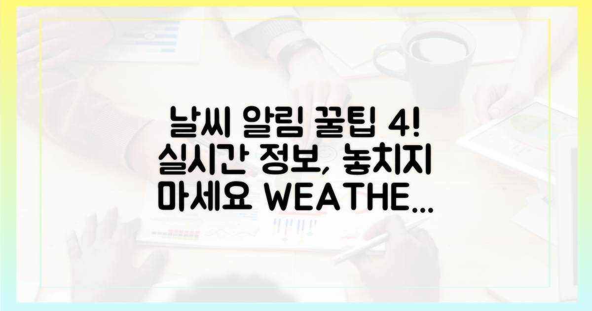 4가지 기상 정보 알림 채널: 실시간 정보를 놓치지 마세요