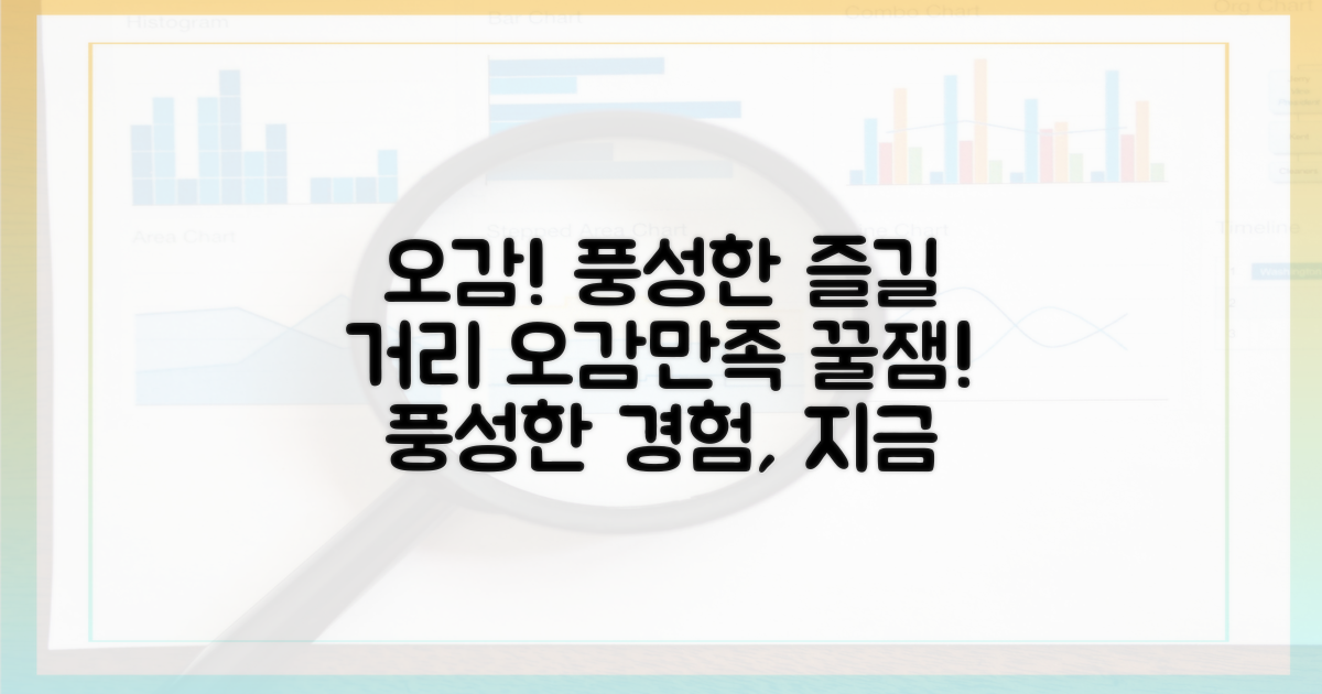 오감 만족, 풍성한 즐길 거리