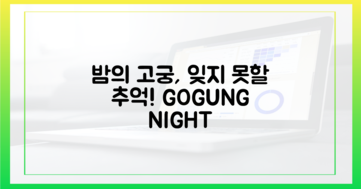 고궁의 밤, 잊지 못할 추억