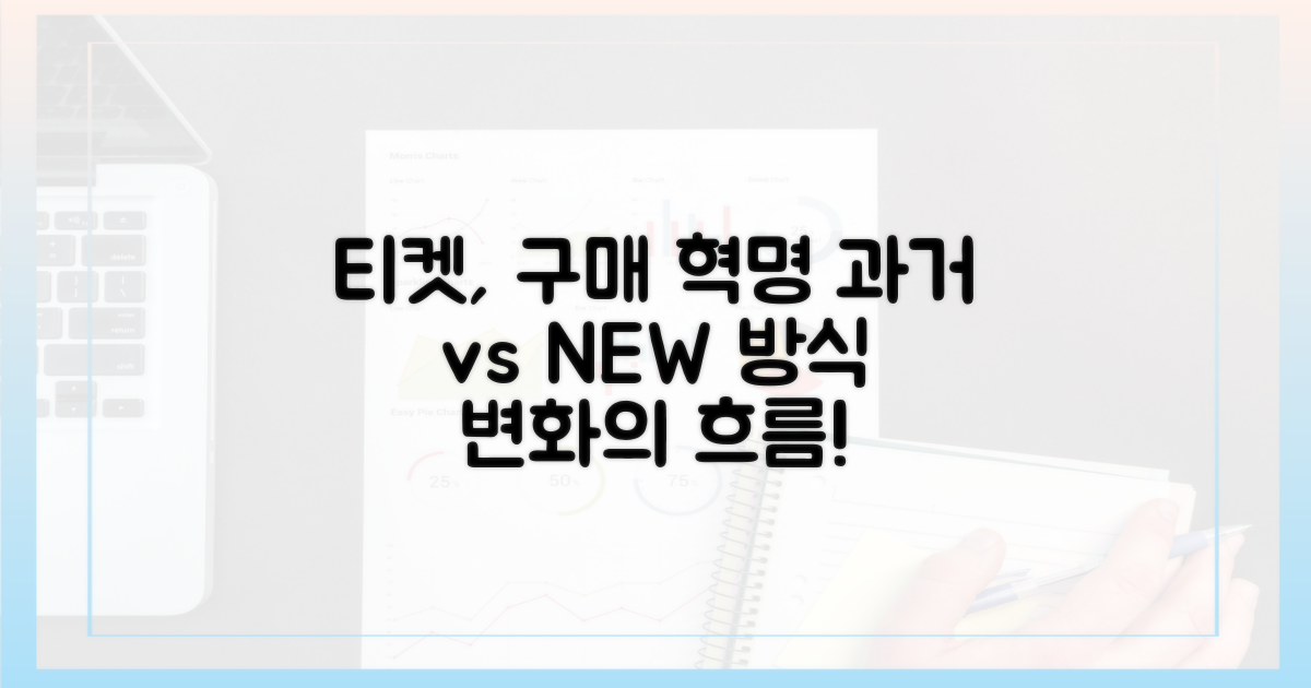 과거와 달라진 티켓 구매 방식