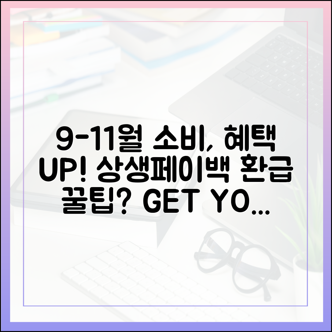 9~11월 소비, 상생페이백 환급액 꿀팁?