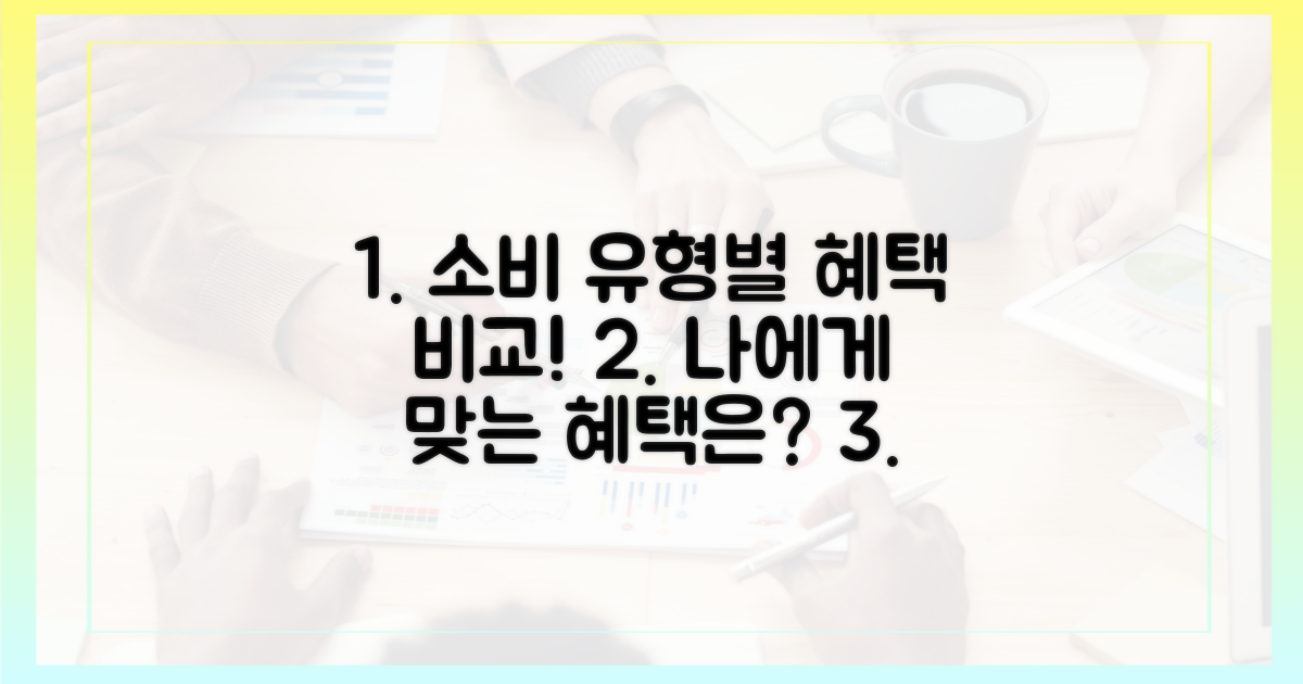 소비 유형별 혜택 비교