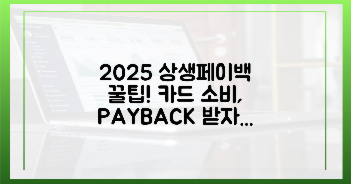 2025 상생페이백: 카드 소비, 똑똑하게 돌려받는 법!