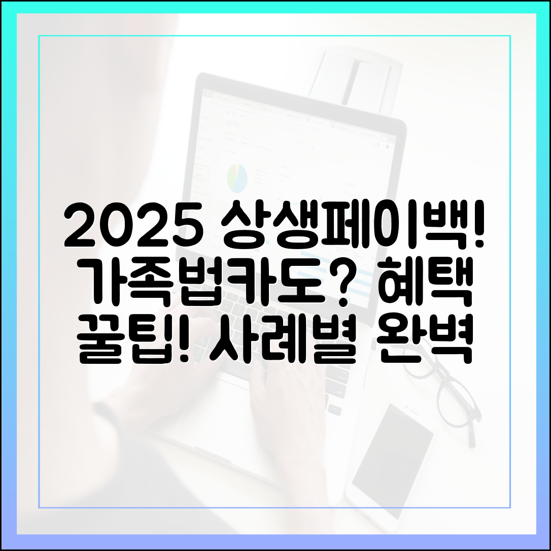 2025 상생페이백, 가족·법인카드도 인정될까? 사례로 알아보자!