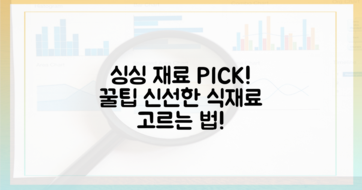 싱싱한 식재료 고르기