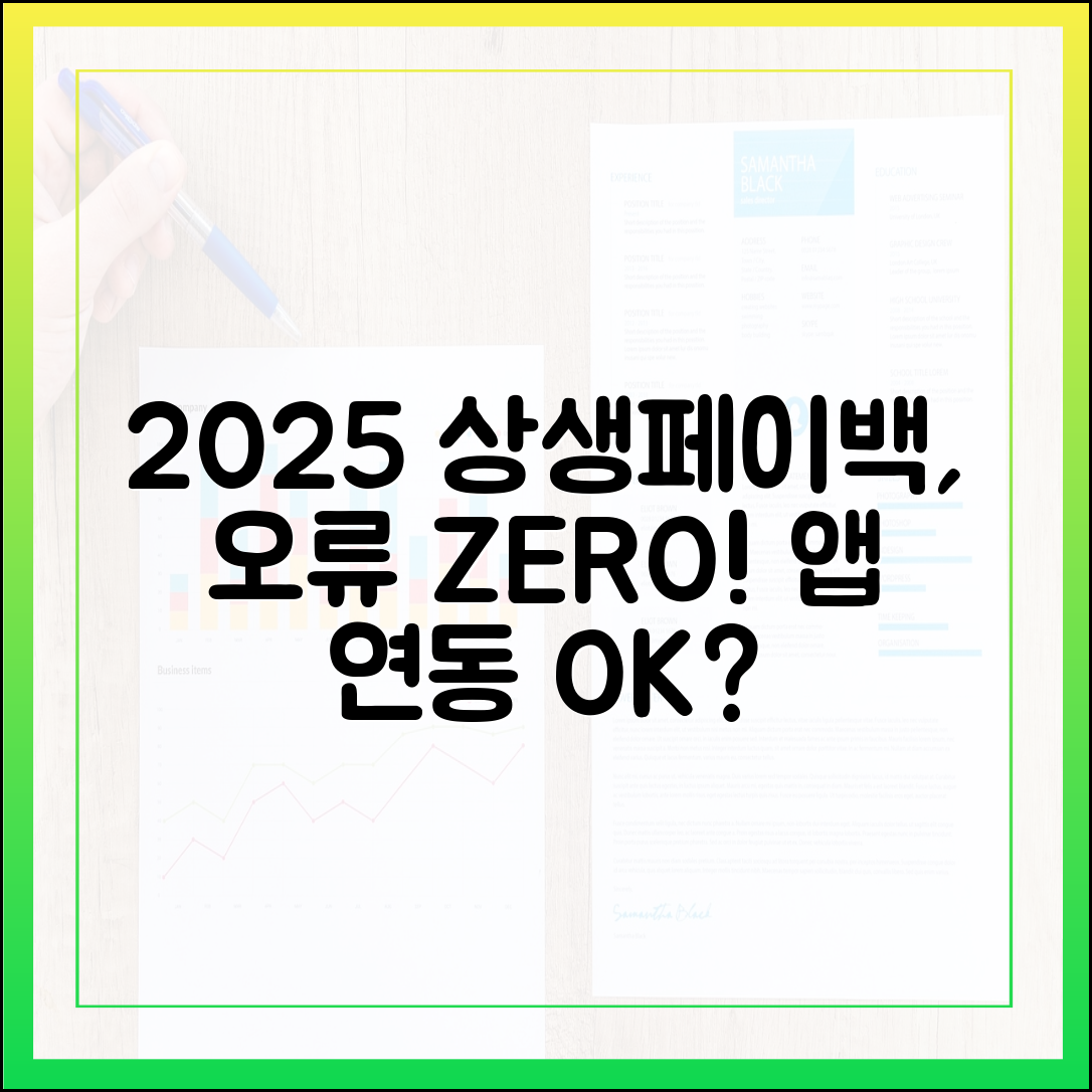 2025 상생페이백, 본인인증·앱 연동 오류 없이?