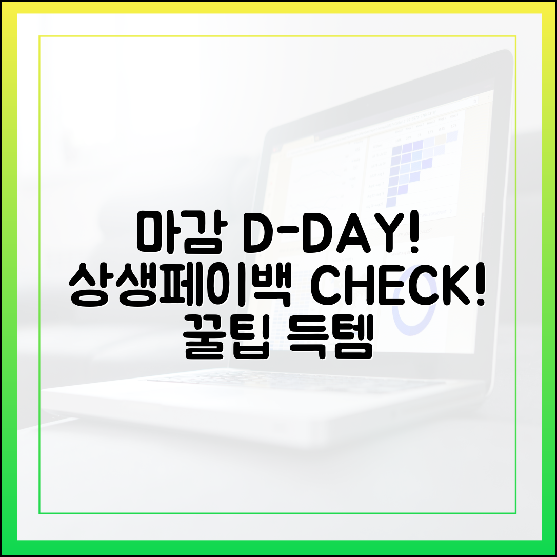 마감 임박! 상생페이백, 누구나 쉽게 체크!