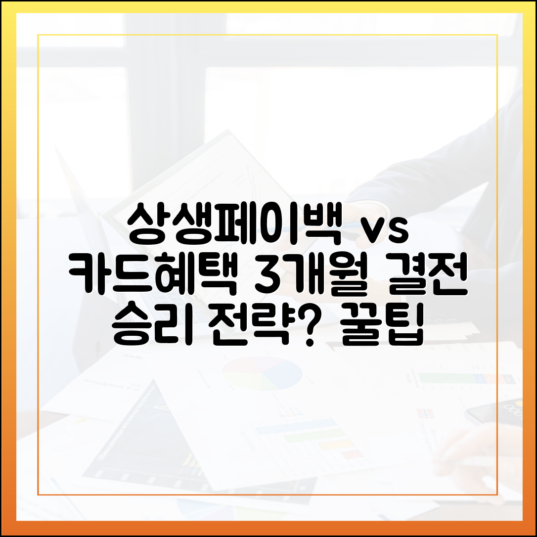 상생페이백 vs 카드혜택, 3개월 전략으로 승리?