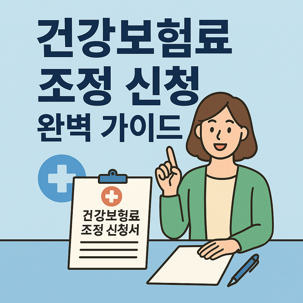 건강보험료 조정 신청